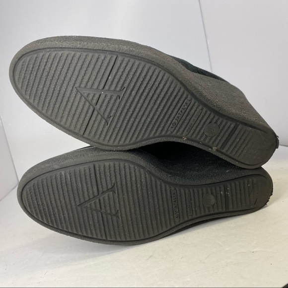 Aquatalia Women's Vianna Suede Desert Wedge Booties 8 M Black - Picture 6 of 7